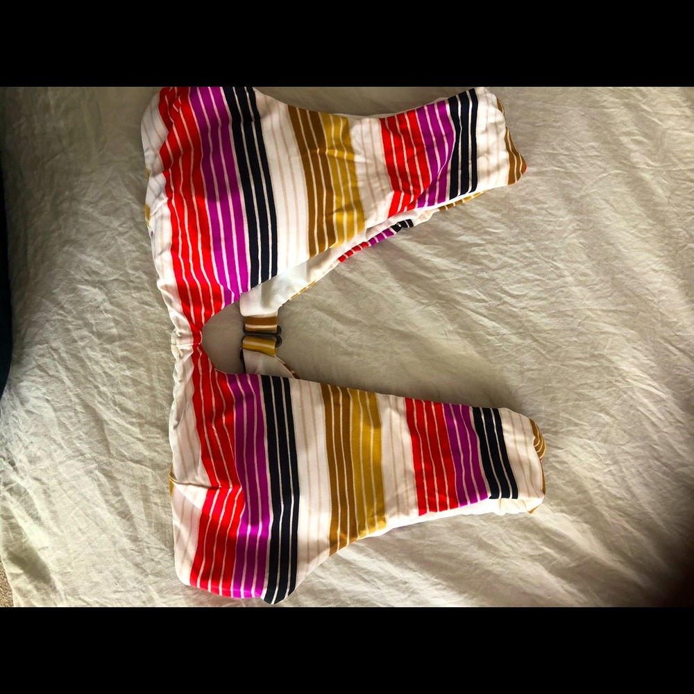 Striped Multicolor Bikini Top